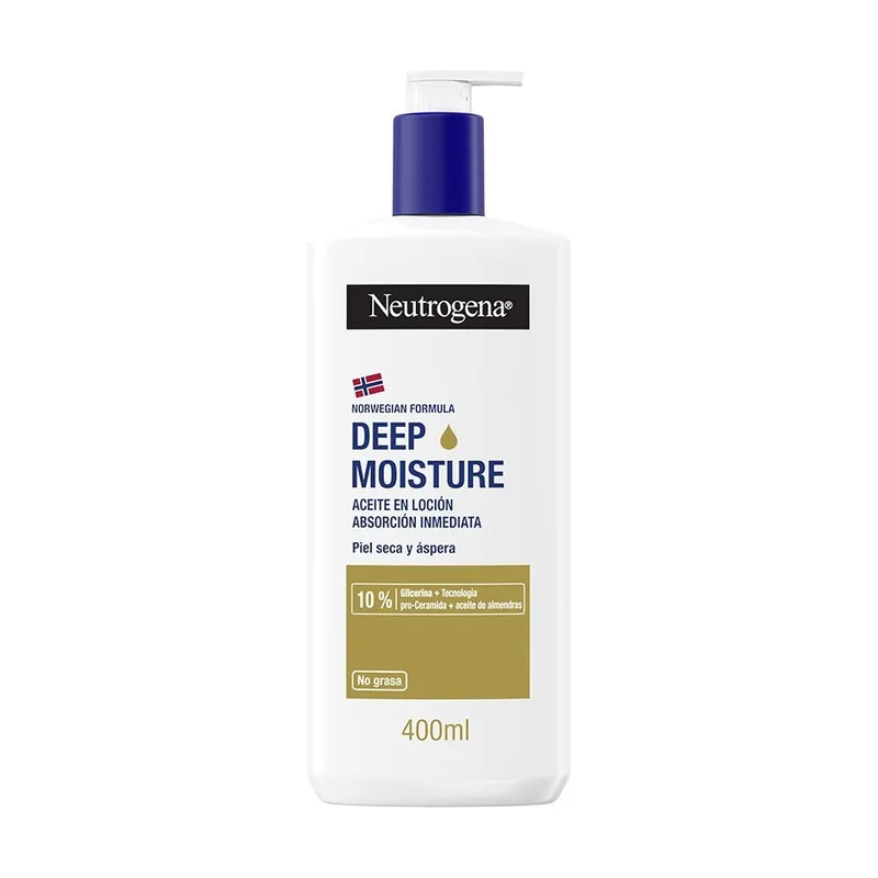 Neutrogena Deep Moisture Loción Corporal en Aceite 400ml