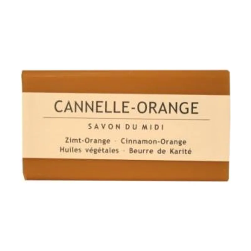 Jabon En Pastilla De Canela y Naranja 100gr. Bio