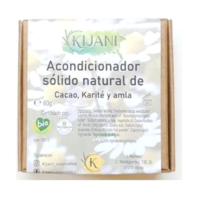 Acondicionador Solido Cacao 60Gr