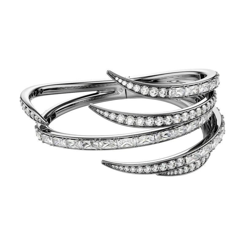 Brazalete The Vienna Collection, Pluma, Baño de rutenio