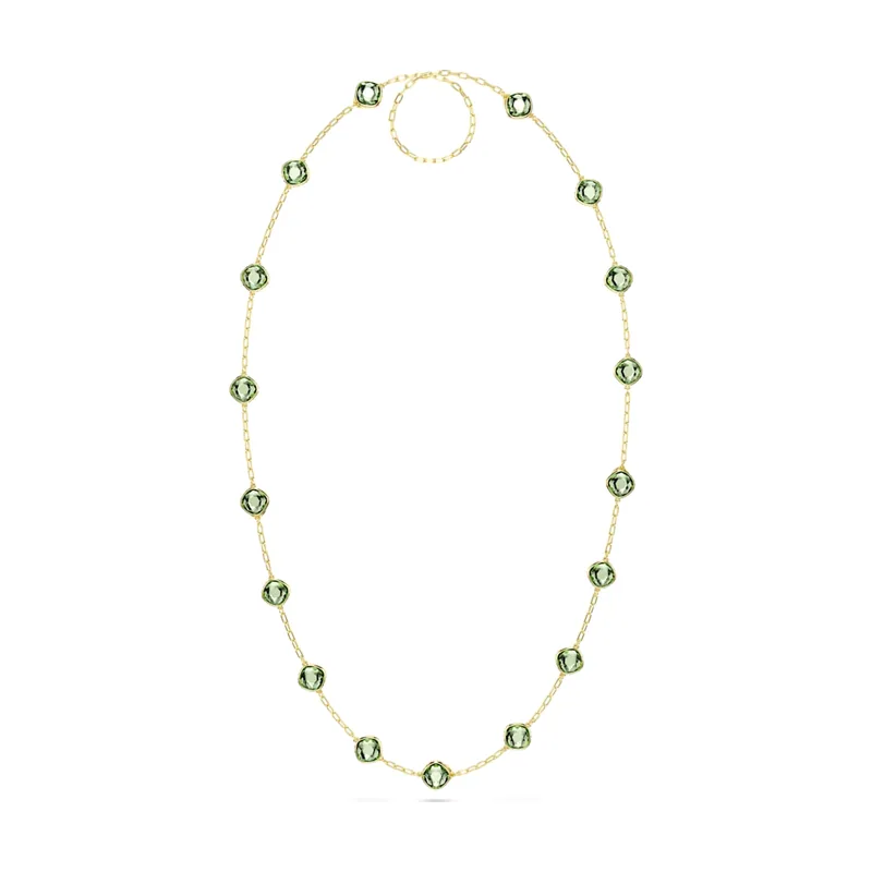 Collar Chroma, Talla octogonal, Multicolor, Acabado en oro de 18 quilates 5695863