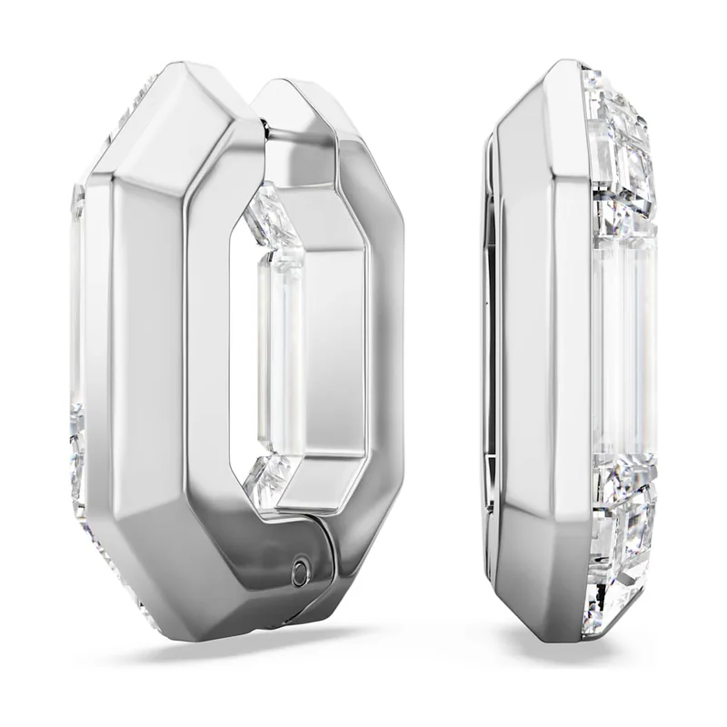 Pendientes de aro Lucent, Forma octagonal, Pequeños