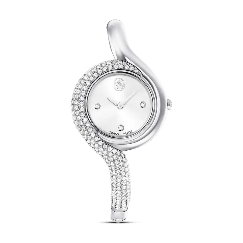 Reloj Dextera asymmetric - Tono plateado, acero inoxidable