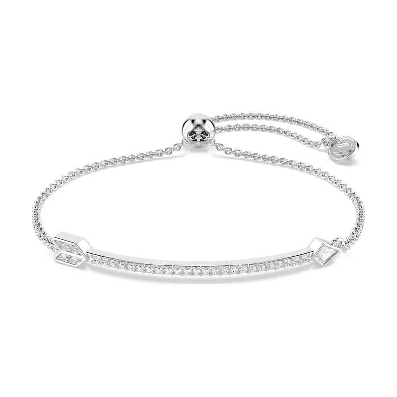 Pulsera Idyllia, Tallas mixtas, Flecha, Baño de rodio