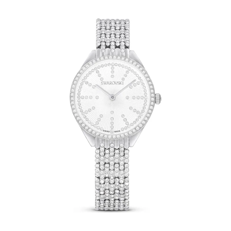 Reloj Attract - Tono plateado, acero inoxidable