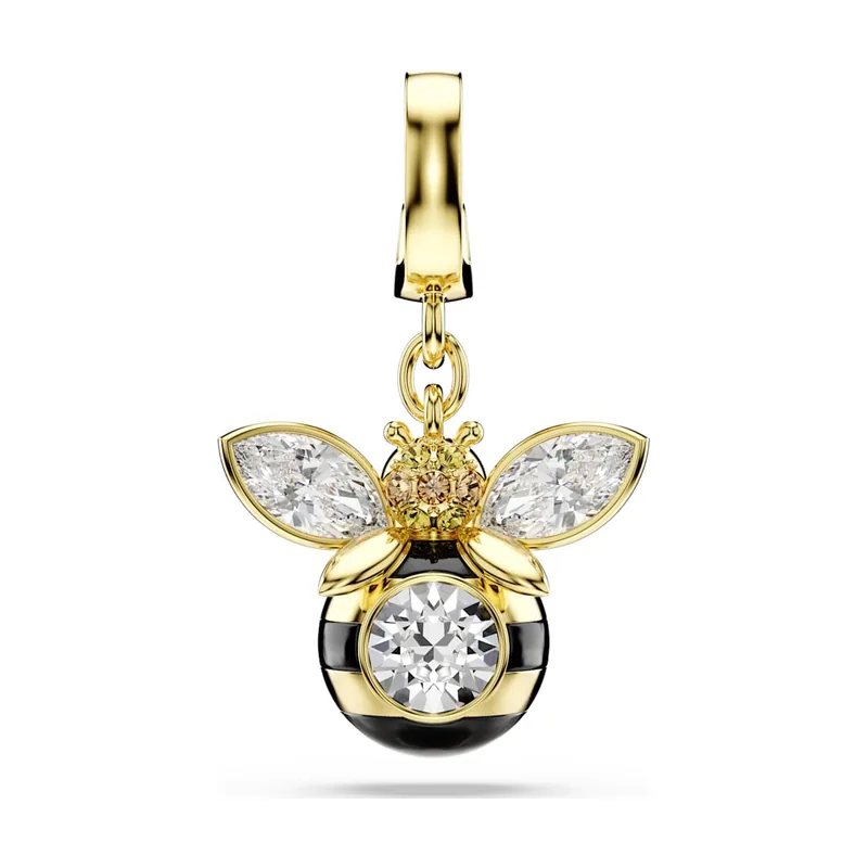 Charm Idyllia, Tallas mixtas, Abeja, Acabado en oro de 18 quilates