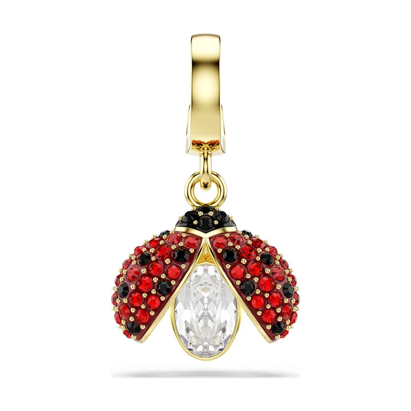 Charm Idyllia, Tallas mixtas, Mariquita, Acabado en oro de 18 quilates