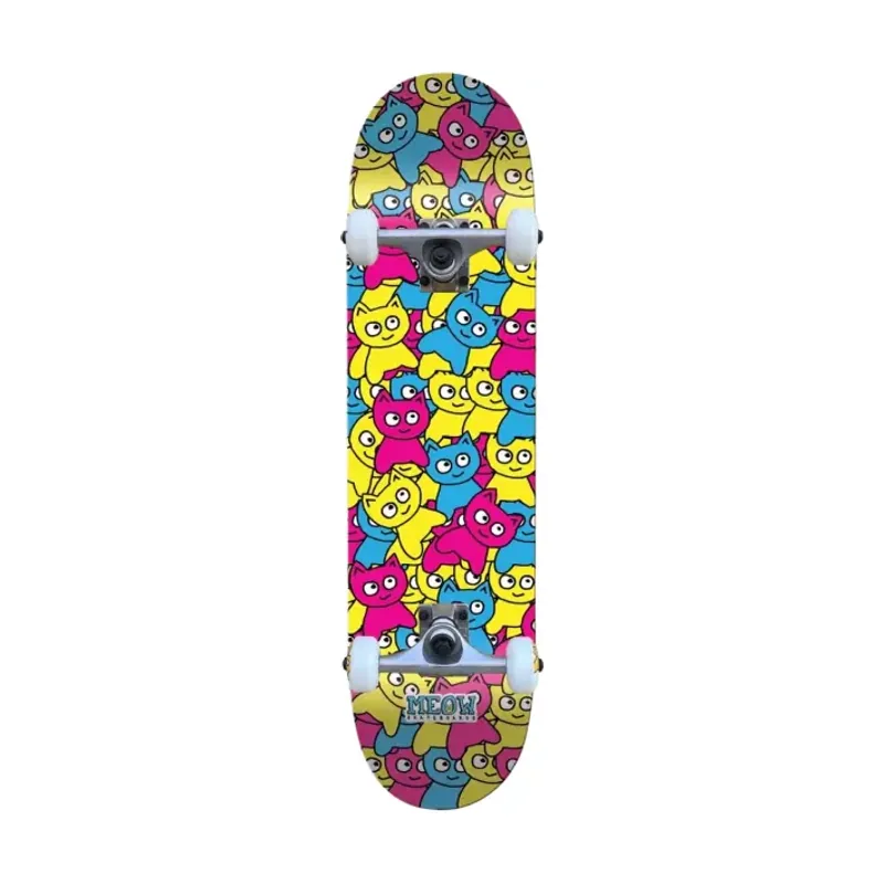 Skateboard Completo Meow Sticker Pile