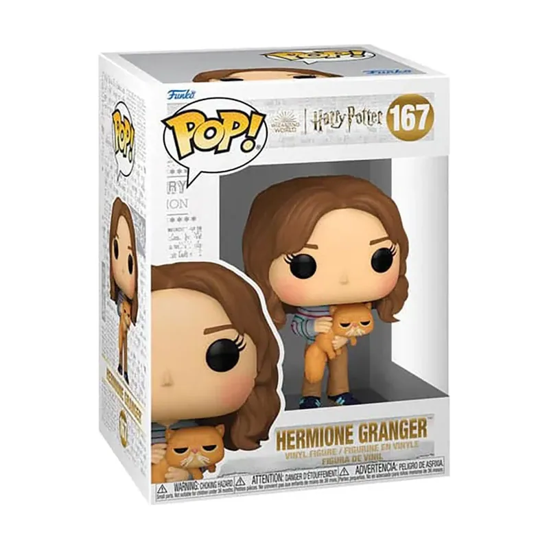 Pop! Harry Potter Figura de Vinilo Hermione Granger con Crookshanks