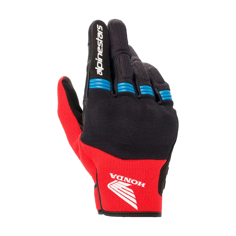 Guantes Honda Copper Black Bright Red Blue