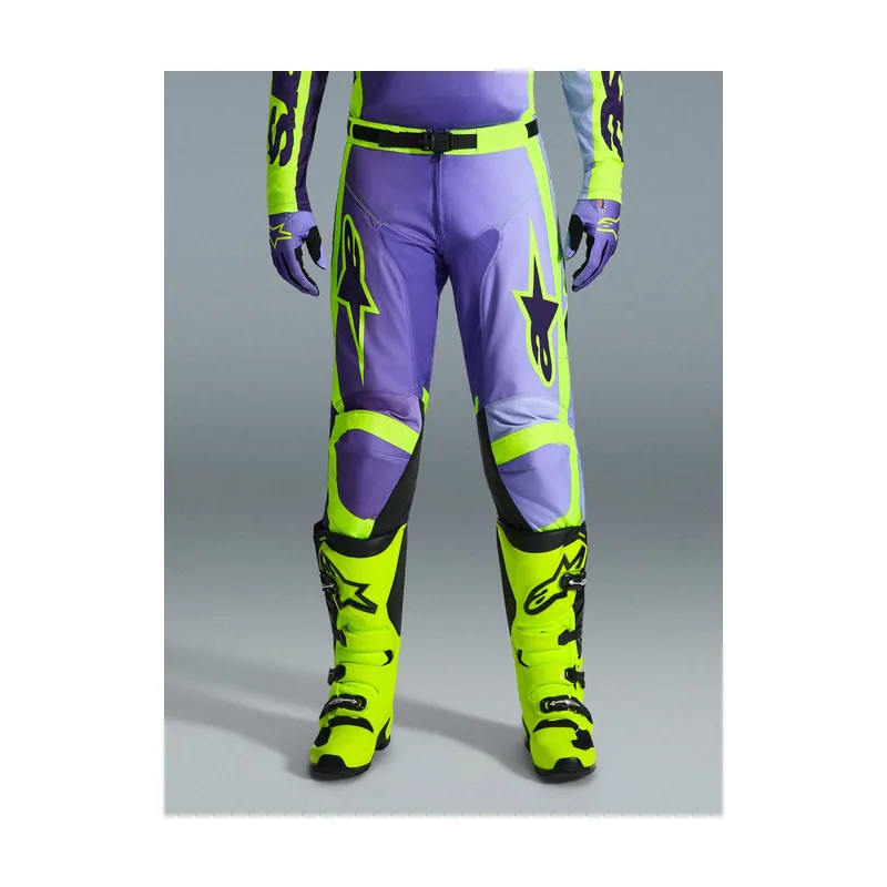 Pantalones Racer Portl 2026 Morado/Amarillo flúor