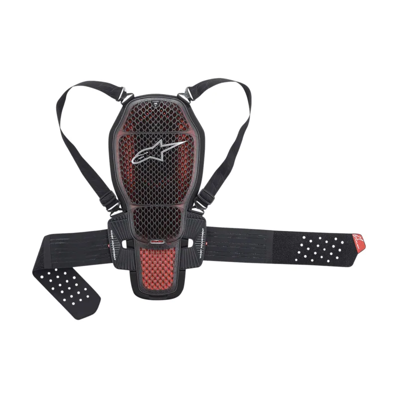 Protector De Espalda Nucleon KR-1 Cell Transparent Smoke Red Black
