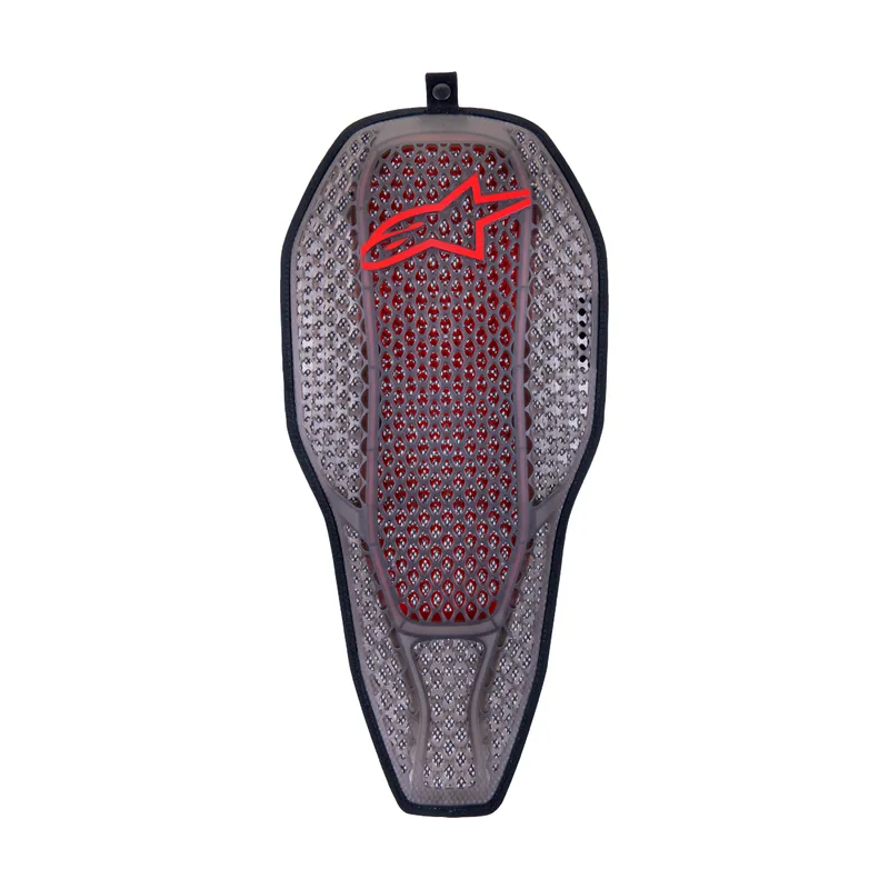 Protector Insertable De Espalda Completo Nucleon Flex Pro Transparent Smoke Red