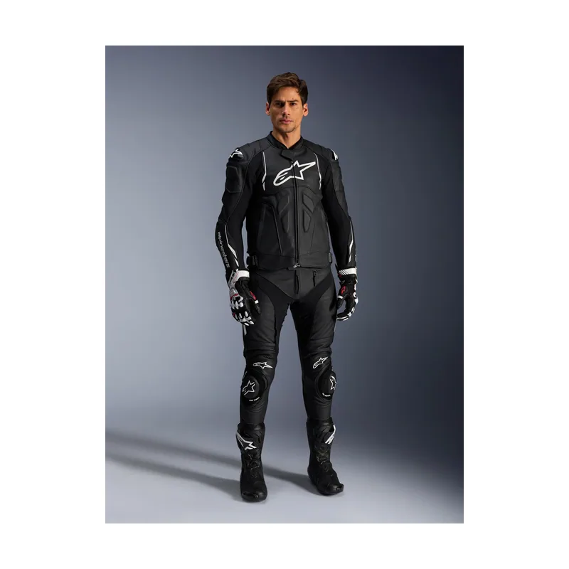 Pantalones De Cuero Missile V3 Negro