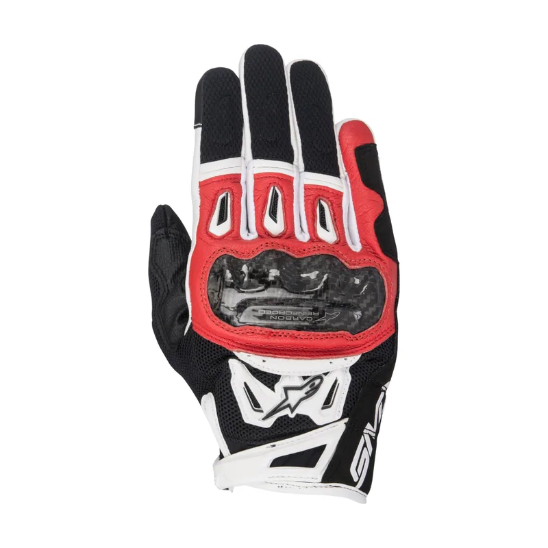 Guantes SMX-2 Air Carbon V2 Negro/Rojo/Blanco