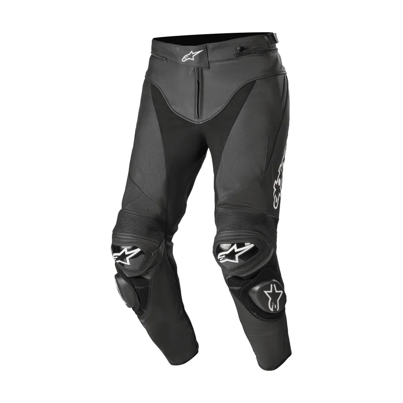 Pantalones De Cuero Track V2 Negro