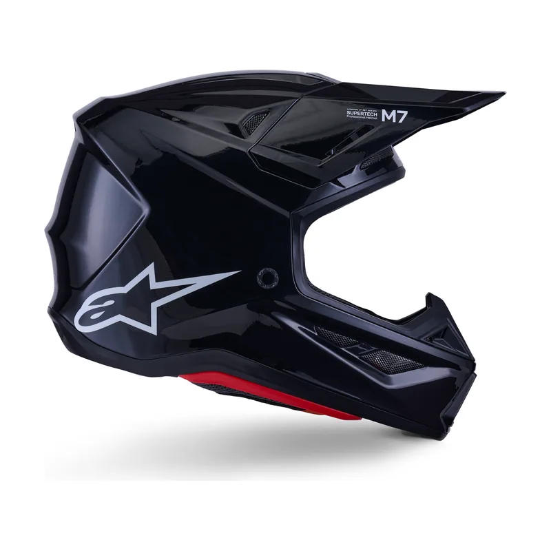 Casco S-M7 Solid ECE 22.06 Black Glossy