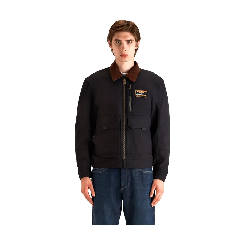 Chaqueta Mustang Impermeable Antracita oscuro/Marrón oscuro