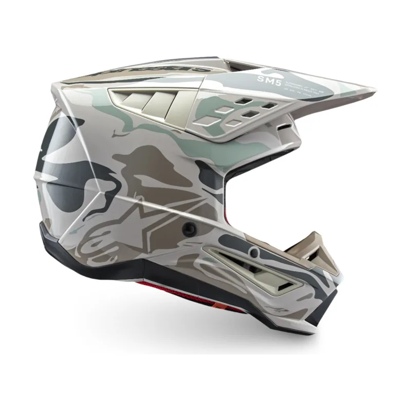Casco S-M5 Mineral ECE 22.06 Warm Gray Celadon Green Glossy