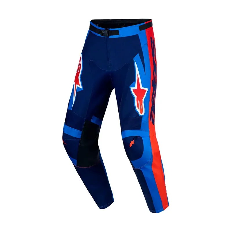 Pantalones Racer Hunt 2027 Azul intenso/Azul intenso/Rojo fuego