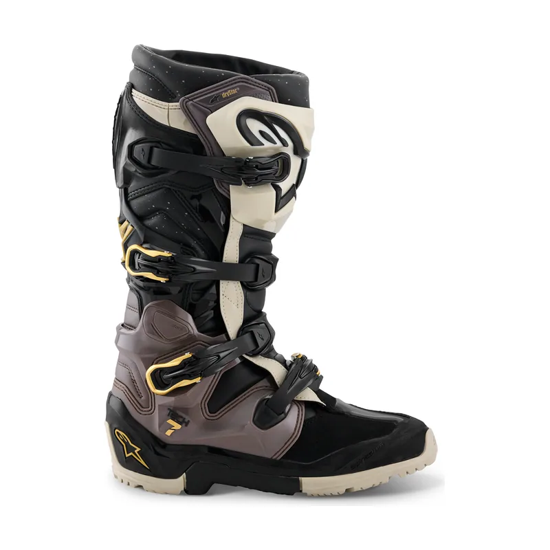 Botas Tech 7 Enduro Drystar® 2026 Negro/Gris oscuro/Dorado