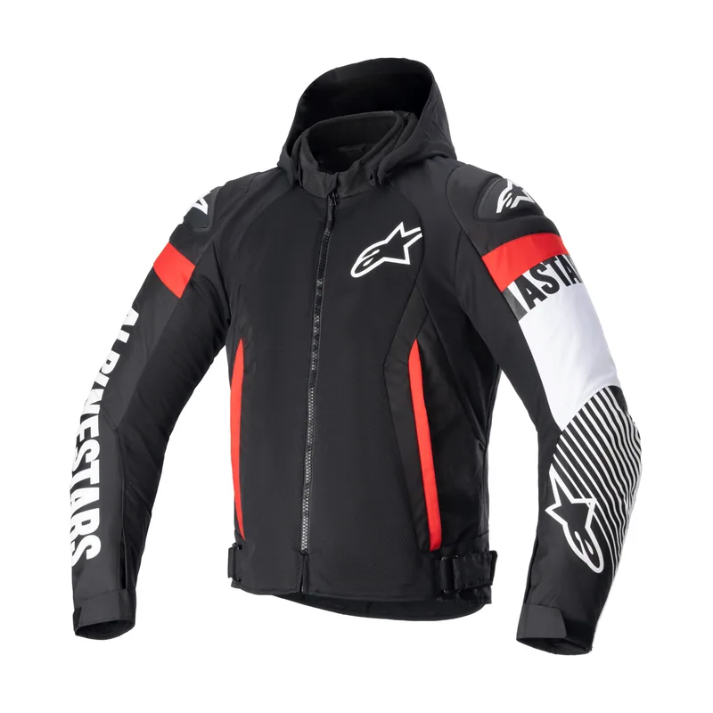 Chaqueta Zaca Air Negro/Blanco/Rojo flúor
