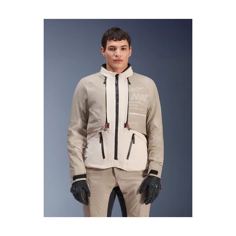 Chaqueta AMT-10LAB Drystar® XF Blanco/Arena/Aluminio camuflaje