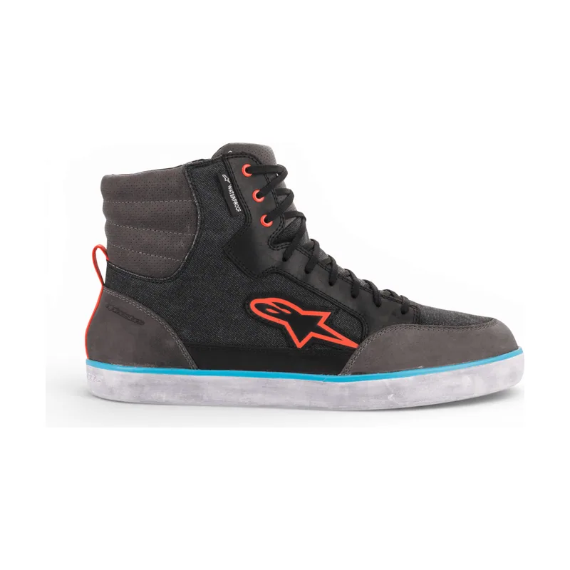 J-6 Impermeable Canvas Negro/Antracita/Azul claro
