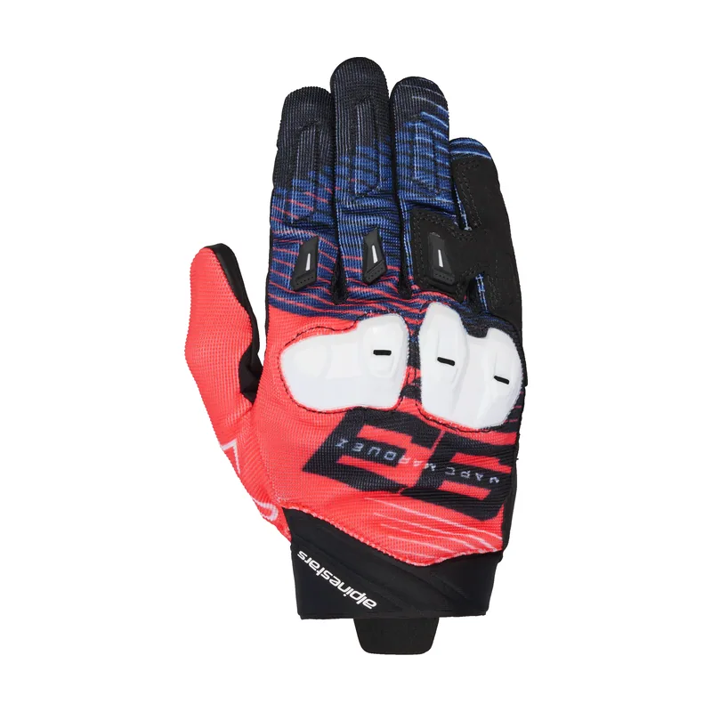 Guantes MM93 Spx 1 Black Red Fluo Blue Navy White