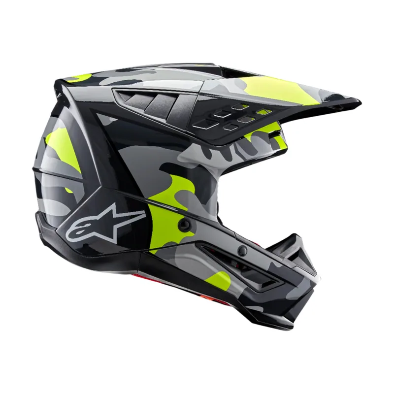 Casco S-M5 Rover 2 ECE 22.06 Dark Gray Yellow Fluo Glossy