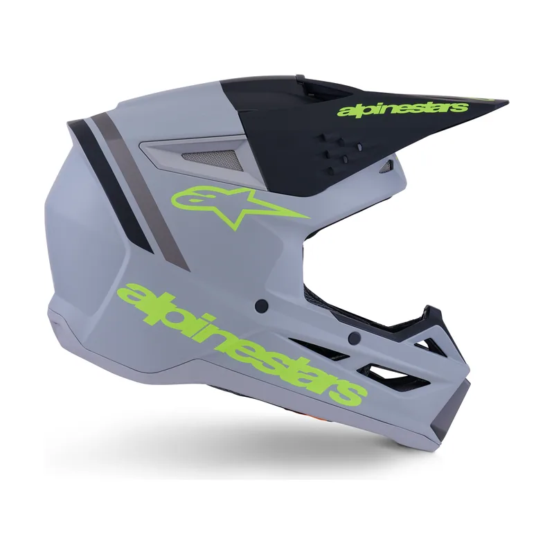 Casco S-M3 Radium ECE 22.06 Gray Black Yellow Fl Matt