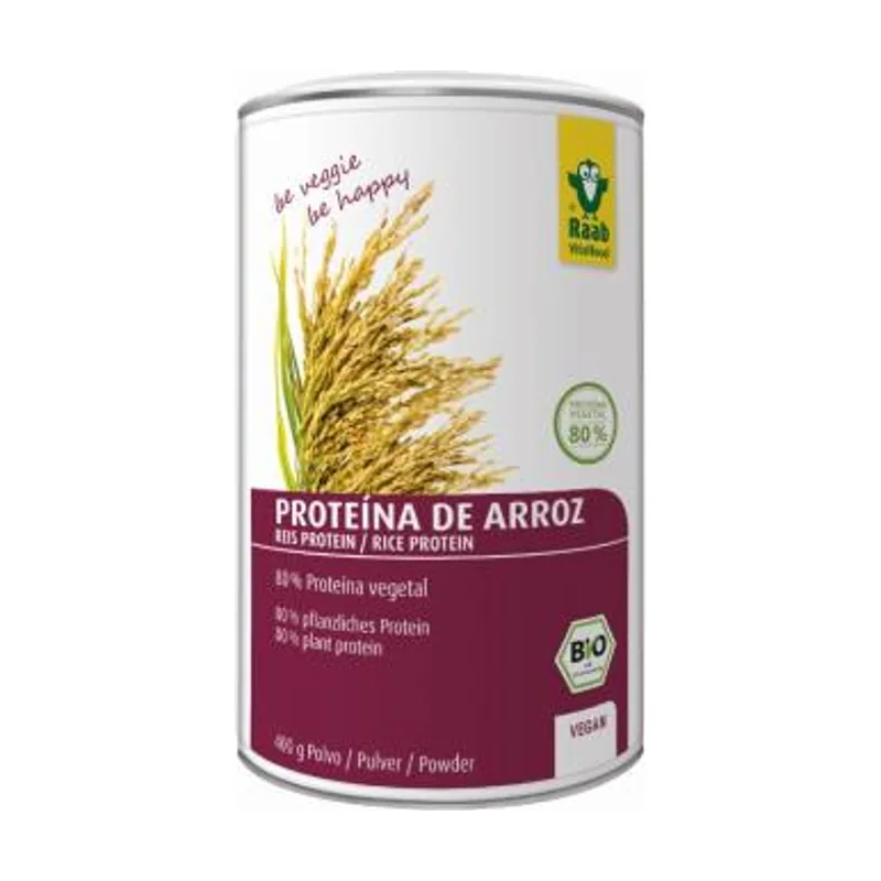 Vitalfood Proteina De Arroz Natural 400Gr. Bio Sg Vegan