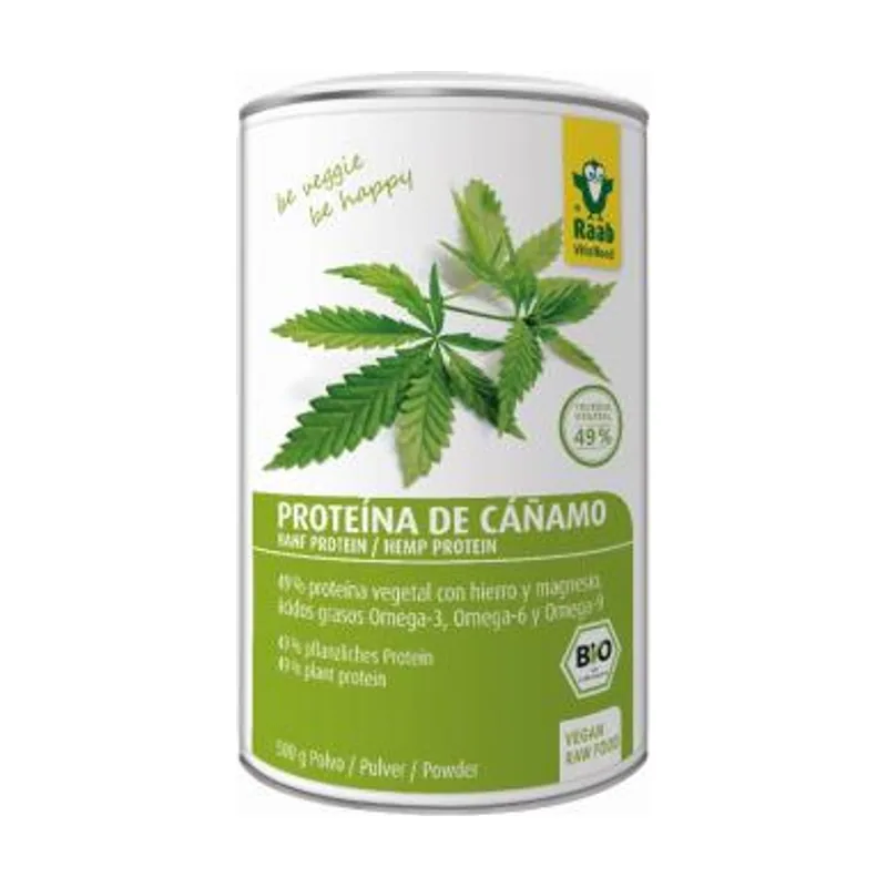 Vitalfood Proteina De Cañamo Natural 500Gr. Bio Sg Vegan