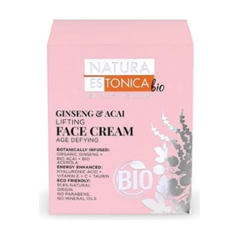 Crema Facial Ginseng-Acai 50Ml. Bio