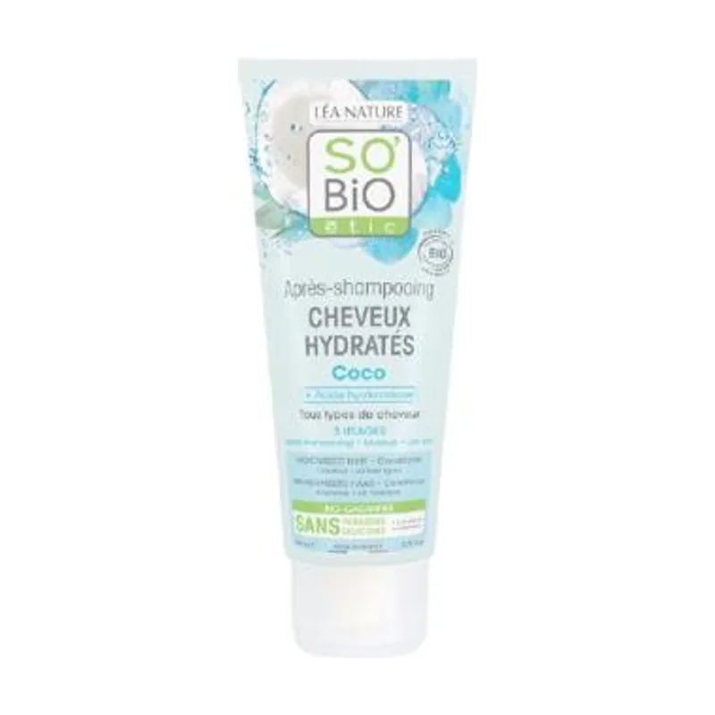 So´Bio Etic Acondicionador Hidratante Coco-Ac. Hialuron. 200Ml