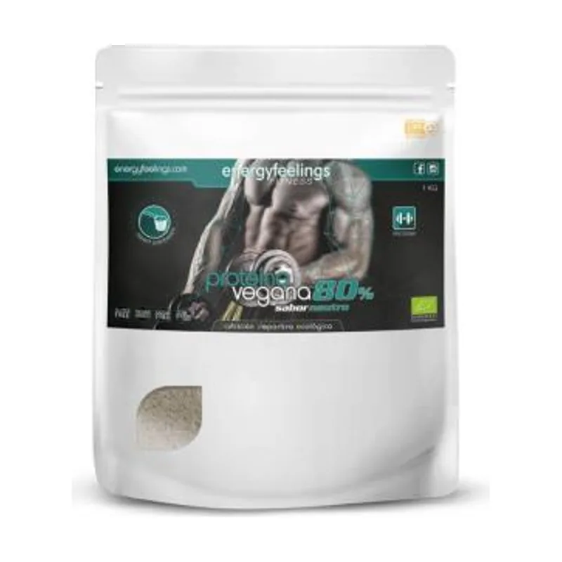 Feelings Proteina Vegana 80% Neutro 1Kg. Eco Vegan Sg