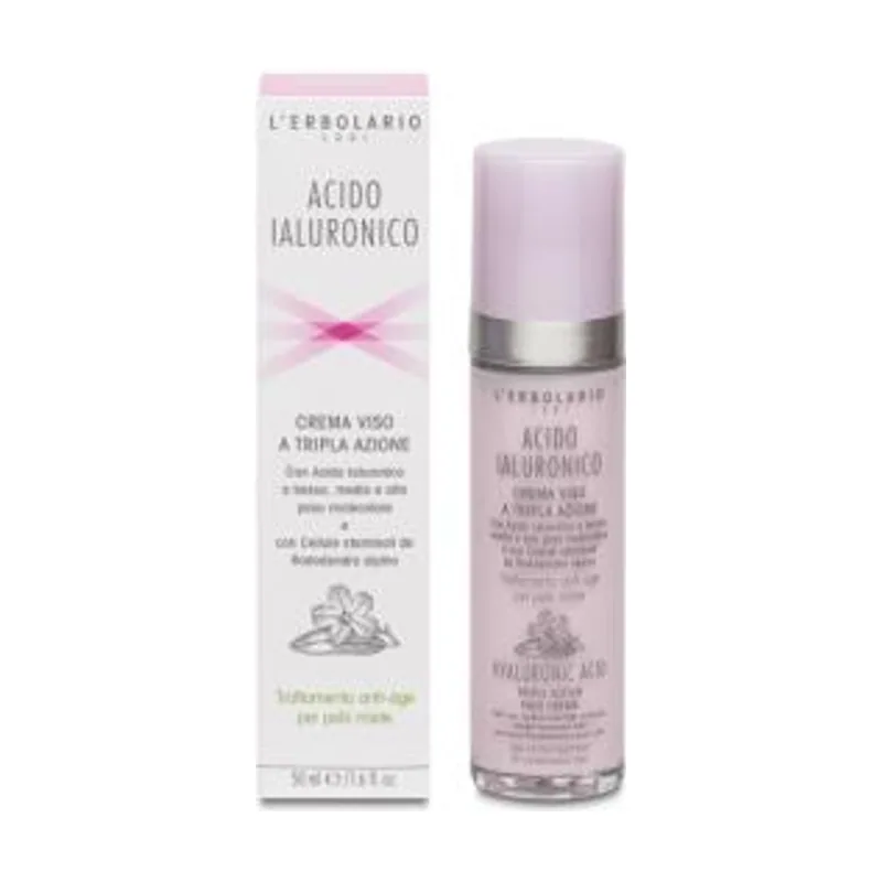 Acido Hialuronico Crema Facial Pieles Mixtas 50Ml.