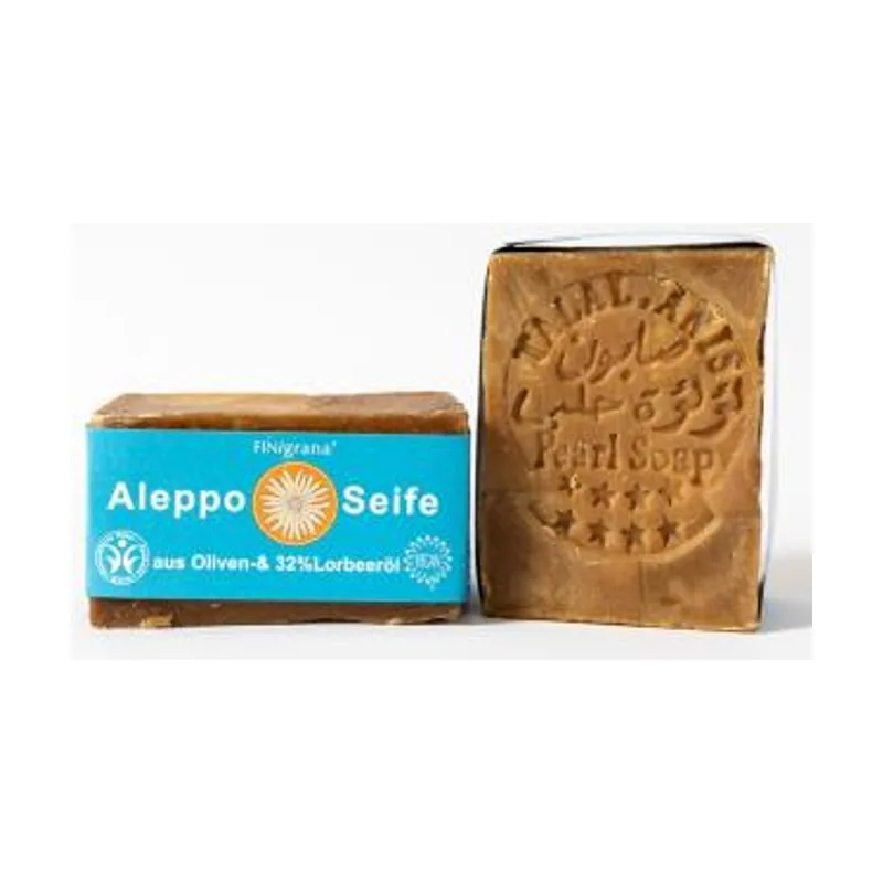 Jabon En Pastilla Alepo 32%+Laurel 165gr. Bio