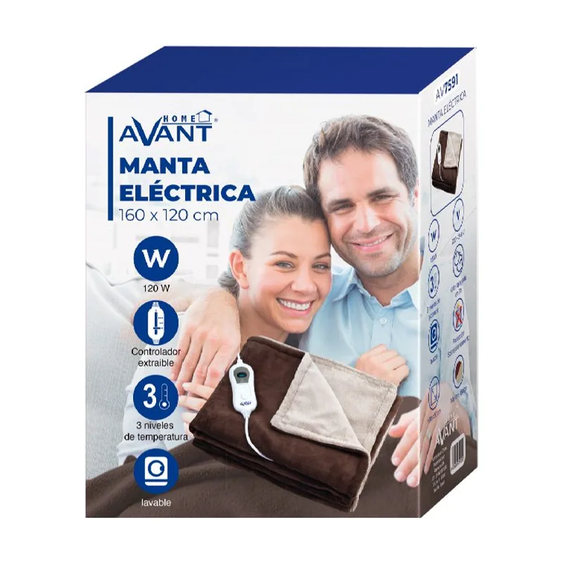 Manta electrica 120w 160x120cm