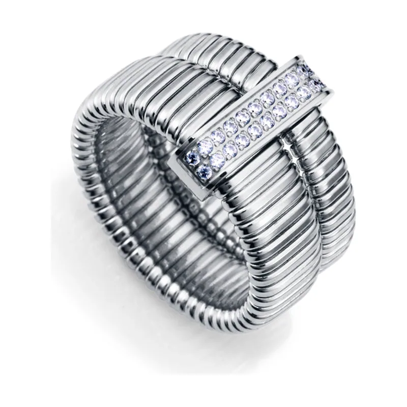 Anillo doble de acero colección Laura Escanes tubogas 75392A01800
