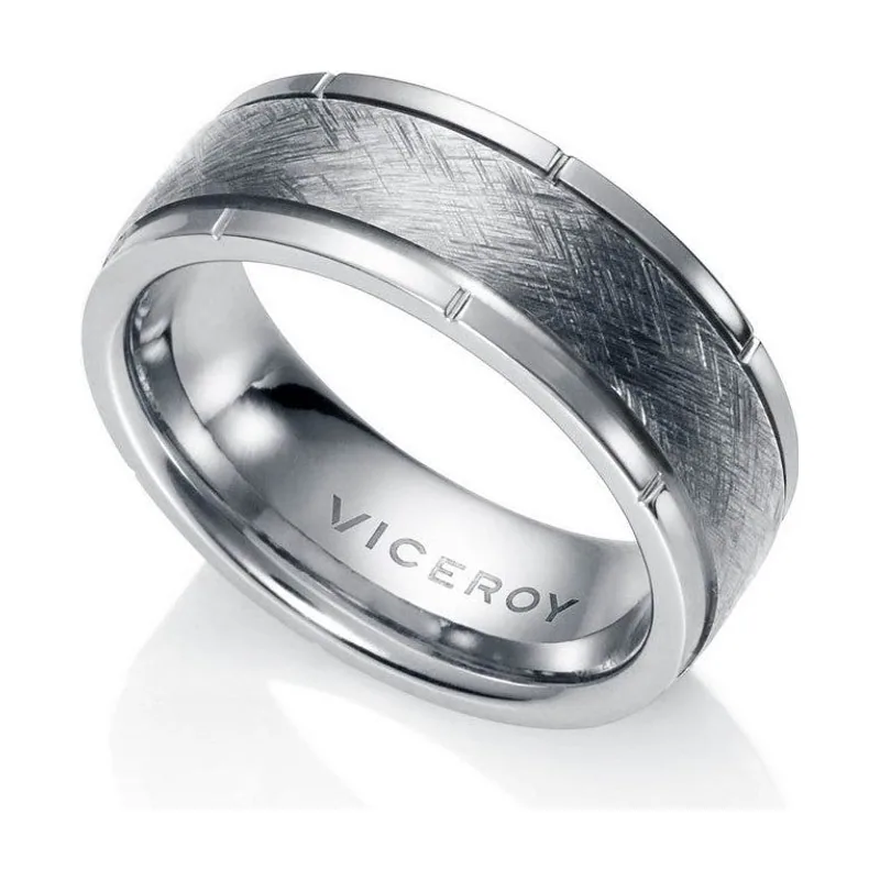 Anillo de acero plateado 15002A02000