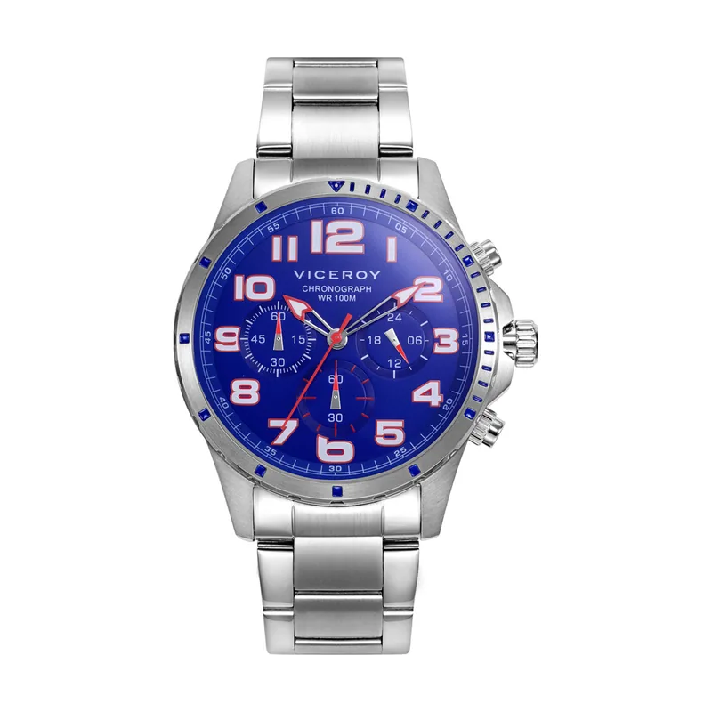 Reloj caja y brazalete de acero con movimiento de cuarzo 401373-34