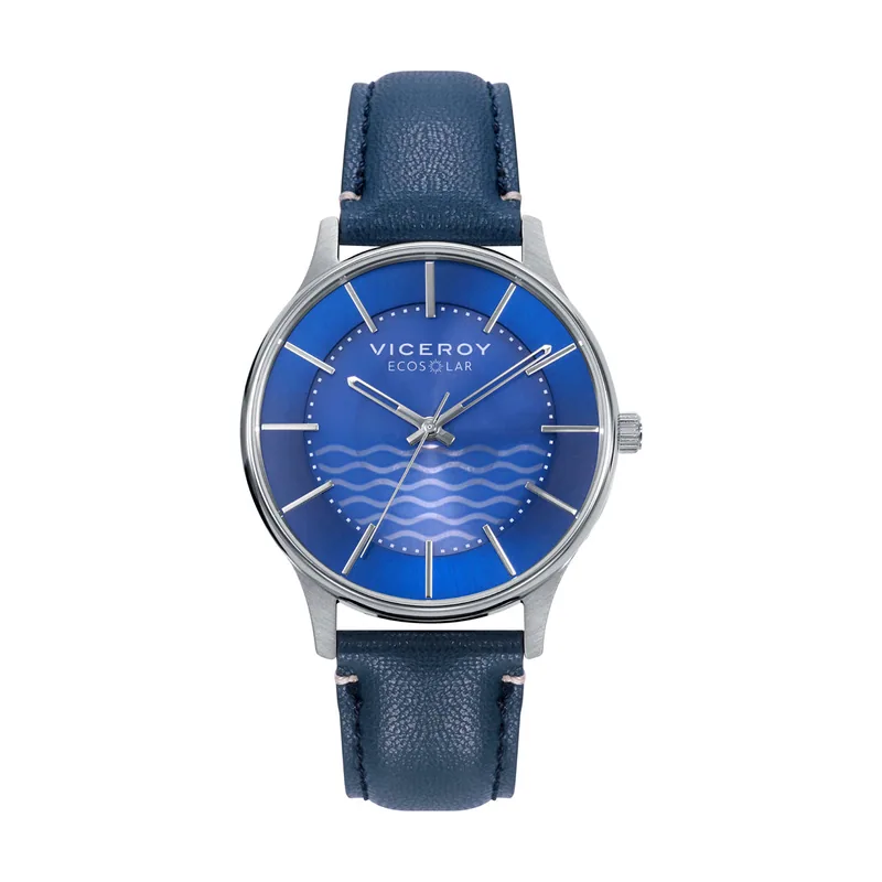 Reloj de Hombre Ecosolar caja de acero reciclado y correa vegana 401345-37