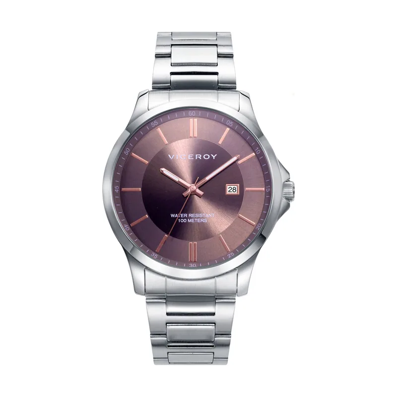 Reloj de hombre Dress con caja y brazalete de acero 401289-17