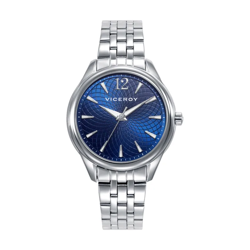 Pack reloj y pulsera caja de acero 5 ATM y brazalete de acero con movimiento cuarzo 401234-35