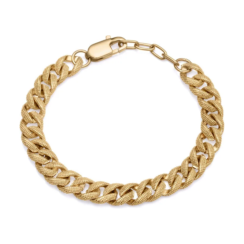 Pulsera Chic de acero Ip dorado 75339P01012