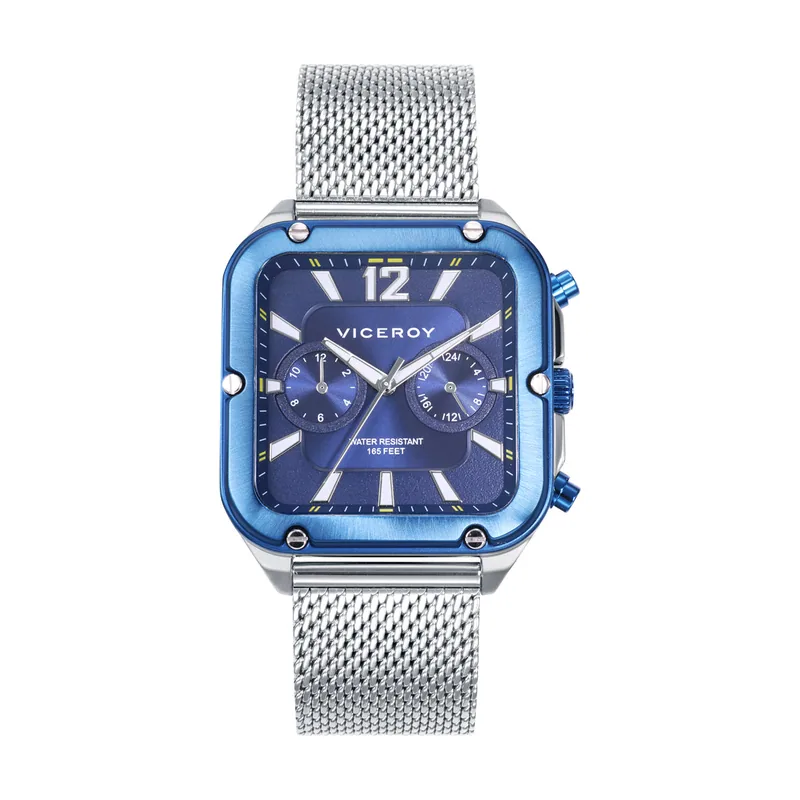 Reloj de Hombre Magnum caja bicolor y malla milanesa de acero 401327-35