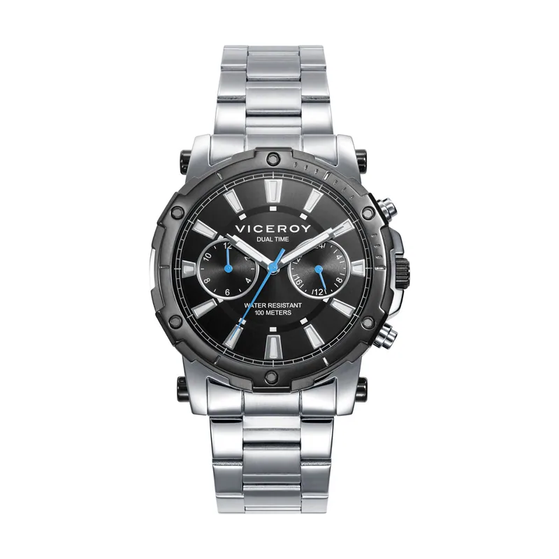 Reloj de hombre Heat con caja bicolor y brazalete de acero 401317-57