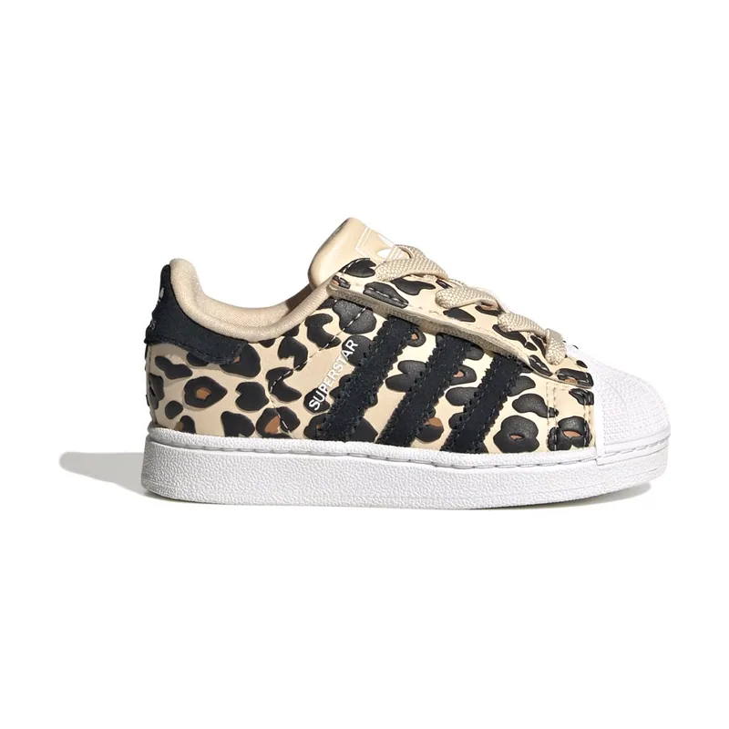 Zapatilla con cierre cómodo y cordones elásticos superstar ii OSC22