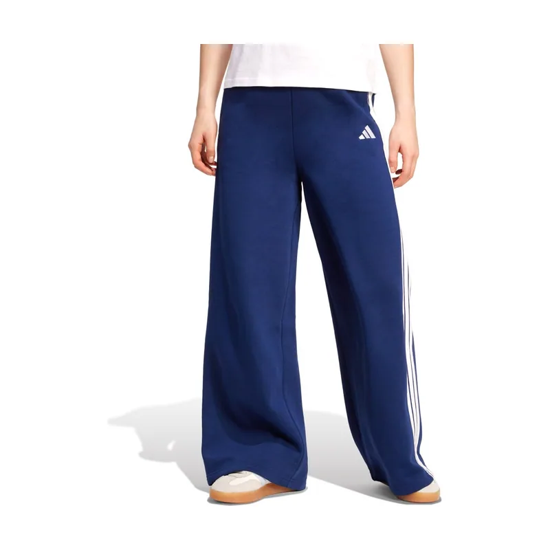 Pantalón ancho de felpa 3 Stripes ZQ710